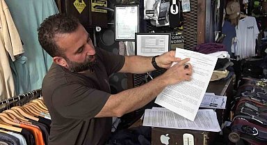 Diyarbakır'da iş yeri mühürlenen esnaftan tepki