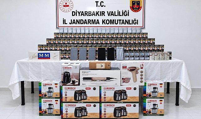 Diyarbakır'da kaçakçılık operasyonlarında 32 şüpheli hakkında işlem yapıldı
