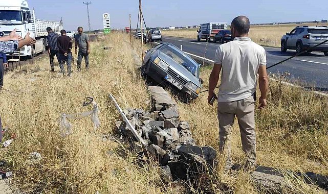 Diyarbakır'da trafik kazası: 1 yaralı