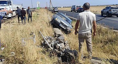 Diyarbakır'da trafik kazası: 1 yaralı
