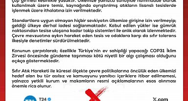 DMM: "'Avrupa çöpünü Türkiye'ye döküyor' yönündeki paylaşımlar manipülasyon içermektedir"
