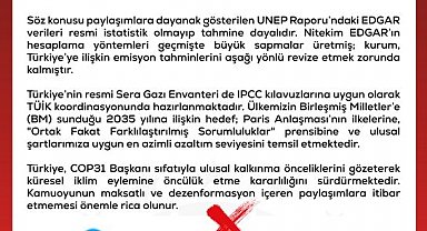 DMM'den "Türkiye'nin iklim hedefleri yetersiz" iddialarına yalanlama