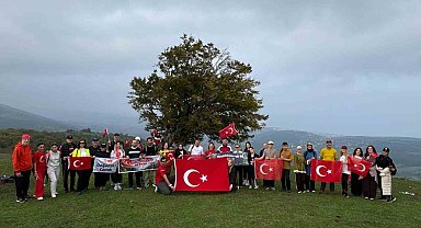 Doğada 103. yıla özel Cumhuriyet yürüşü