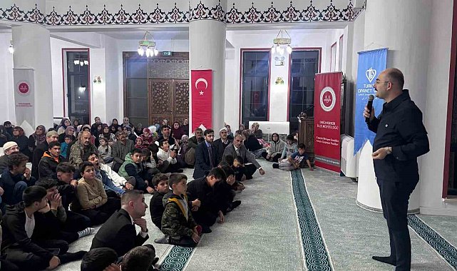 Doğanşehir'de cami-aile buluşması programı düzenlendi