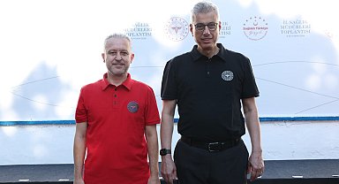 Düzce Sağlık Müdürü Yılmaz, Bakan Memişoğlu ile bir araya geldi