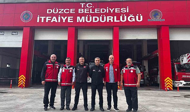 Düzce'de afetlere karşı güçlü iş birliği