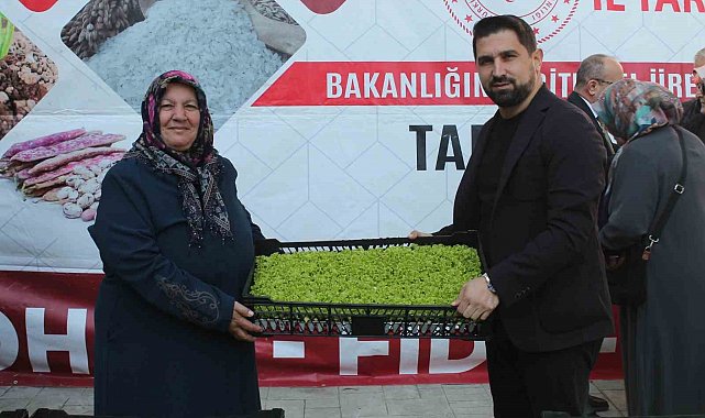 Düzce'de çiftçilere 2,6 milyon TL'lik fide ve tohum desteği