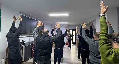 Düzce'de esnafa sabah sporu