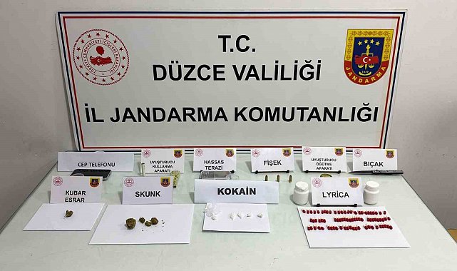 Düzce'de uyuşturucu operasyonu 1 tutuklama