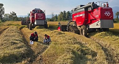 Düzce'de verimli hasat için biçerdöver denetimleri sürüyor