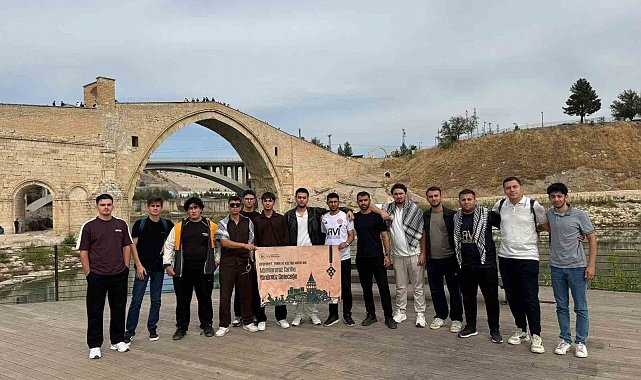 Düzceli gençler Hasankeyf'in tarihi mirasını keşfetti