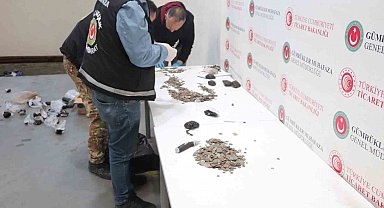 Edirne'deki gümrük kapılarında 7 bin 160 parça tarihi eser ele geçirildi