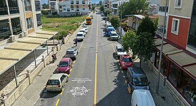 Efeler'de Göksu Caddesi yenilendi