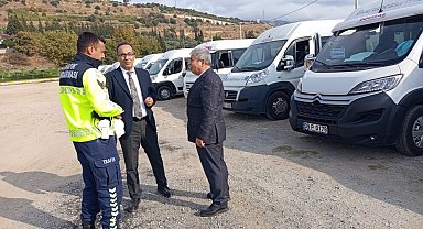 Efeler'de öğrencilerin güvenliği için servisler denetlendi