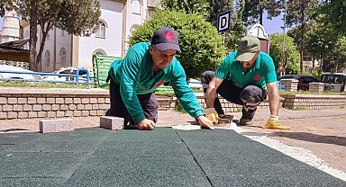 Efeler'de park ve yeşil alanlar bakıma alındı