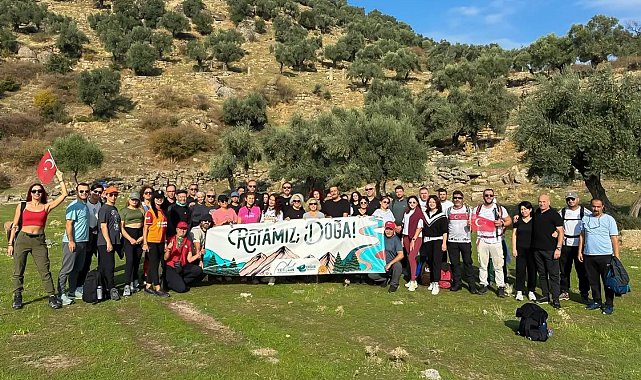 Efeler'den Alinda Antik Kenti'ne Cumhuriyet yürüyüşü