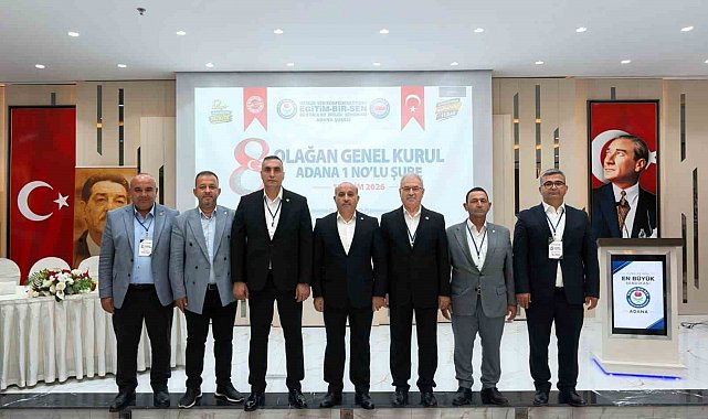 Eğitim-Bir-Sen Adana'da yeni yönetim mazbatasını aldı