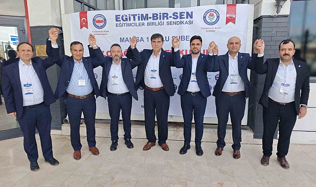 Eğitim-Bir-Sen Manisa'da Ahmet Yasav güven tazeledi