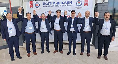 Eğitim-Bir-Sen Manisa'da Ahmet Yasav güven tazeledi