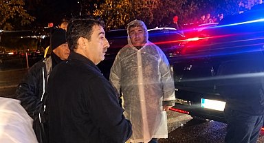 Elazığ Yurtbaşı'nda etkili olan yağışın ardından Başkan Doğan sahaya indi