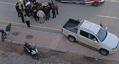 Elazığ'da 'da pick-up ile motosiklet çarpıştı: 1 yaralı