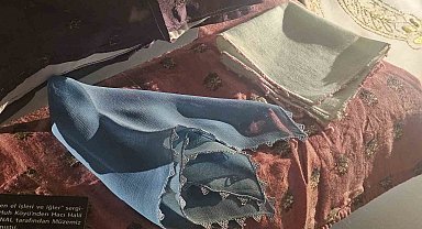 Elazığ'da 86 yıl önce işlenen el işi eserler sergileniyor