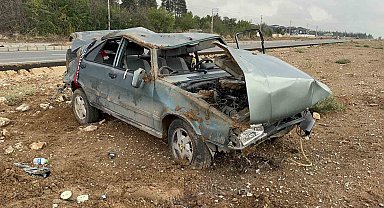 Elazığ'da Tofaş marka araç takla attı: 1 ölü