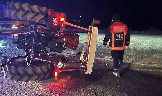 Elazığ'da traktör ile otomobil çarpıştı: 2 yaralı