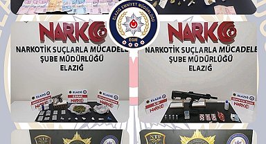 Elazığ'da uyuşturucu operasyonu: 8 şüpheli tutuklandı