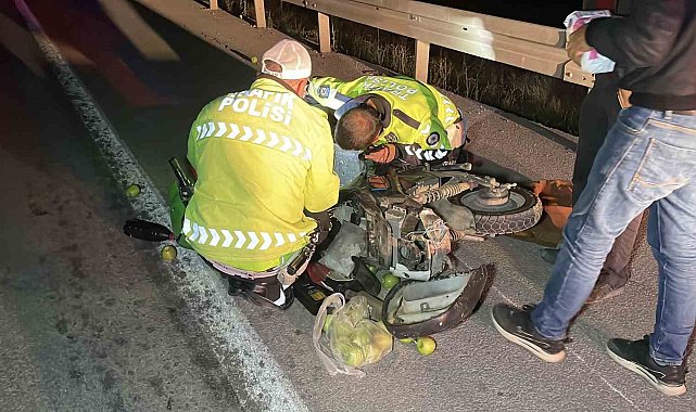 Elektrikli bisiklet yayaya çarptı: 2 yaralı