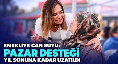 Emeklilere aylık bin 750 TL pazar desteği yıl sonuna kadar uzatıldı