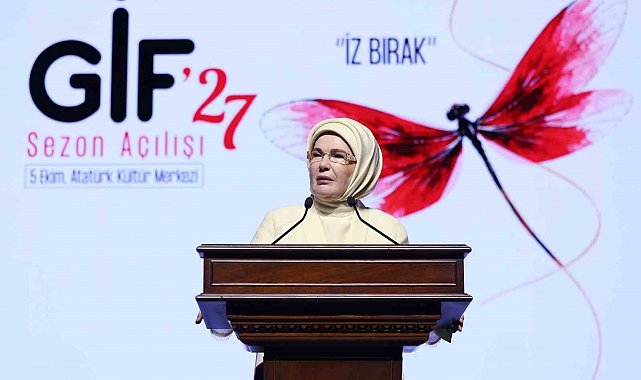 Emine Erdoğan TÜRGEV'in GİF'27 sezon açılışında gençlere seslendi: "Temennim odur ki her biriniz geleceğe güzel, sahici, hayırlı izler bıraksın"