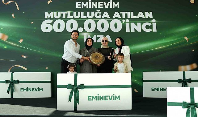 Eminevim'den 600 bininci teslimatla tarihi rekor