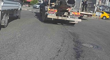 Ereğli'de beton mikserinden çevre kirliliği tepkisi