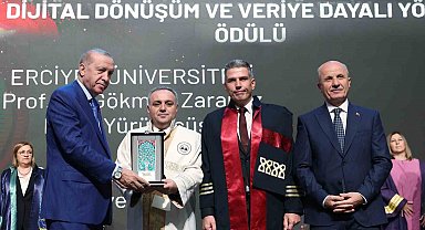 ERÜ'nün Kurumsal Büyük Veri Analitiği Platformuna YÖK'ten ödül