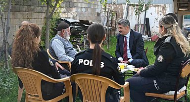 Erzincan Emniyet Müdürü Doköz'den şehit ailesine ziyaret