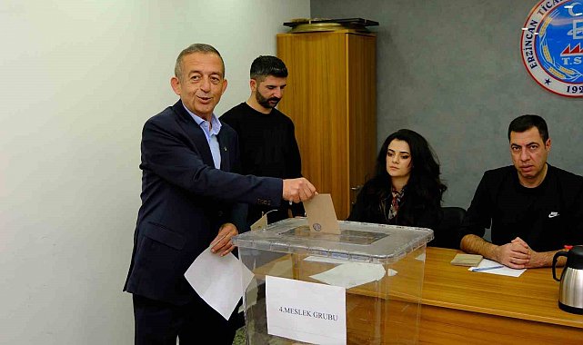 Erzincan TSO'da seçimin galibi Ahmet Tanoğlu