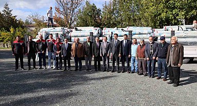 Erzincan'da 28 üreticiye 15,5 ton sera örtüsü desteği sağlandı