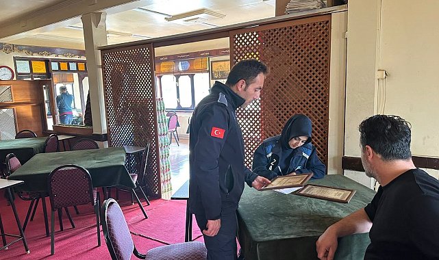 Erzincan'da 363 kahvehane ve çay ocağı denetlendi