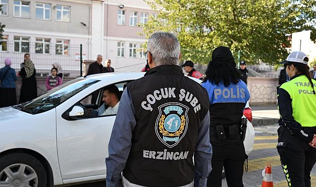 Erzincan'da öğrencilerin güvenliği için denetim yapıldı