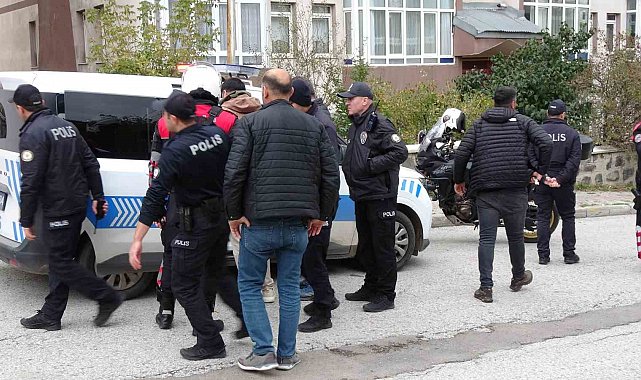 Erzurum'da aile içi kavgada korkulu anlar