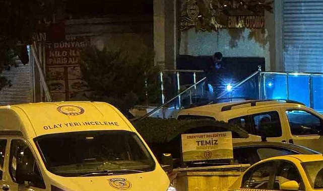 Esenyurt'ta bir emlak ofisine molotof atıldı