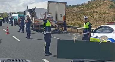 Eskişehir-Ankara karayolunda kaza: 1 ölü, 1 yaralı