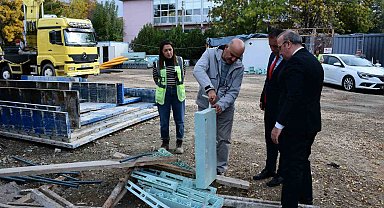Eskişehir İl Millî Eğitim Müdürü Aydın, eğitim yatırımlarını yerinde inceledi