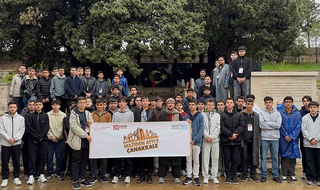 Eskişehir öğrencilerinin de katıldığı "Maziyeden Âtiye Çanakkale" programı gerçekleşti