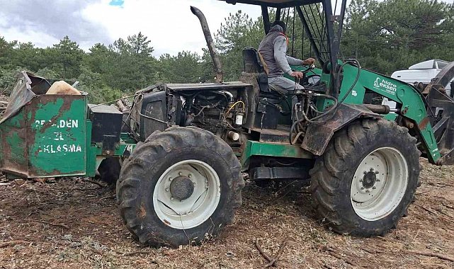 Eskişehir'de 2 milyon TL'lik kepçe ormanın içinde ortadan kayboldu