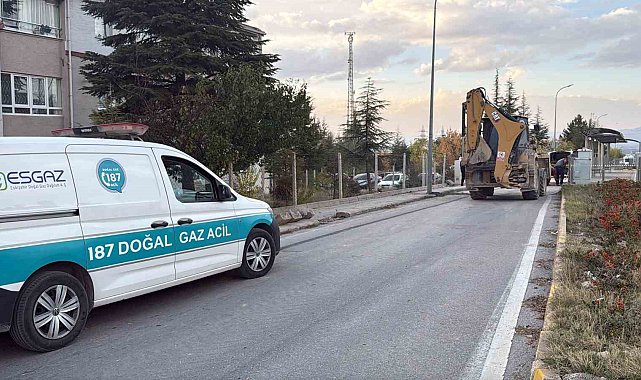 Eskişehir'de 3 gündür süren doğalgaz hattındaki sızıntı tamir edildi