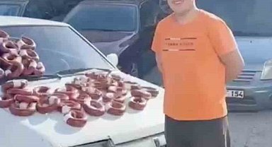 Eskişehir'de otomobilini 100 kilo dana sucuğuyla takas etti