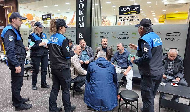 Esnaf ve vatandaşa güvenlik bilgilendirmesi