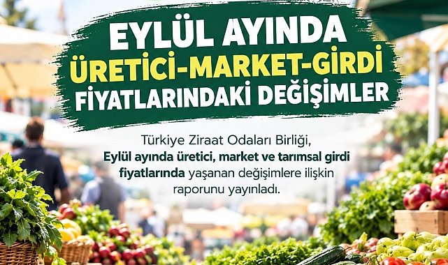 Eylül ayında üretici ve market arasındaki fiyat farkı en fazla limonda görüldü